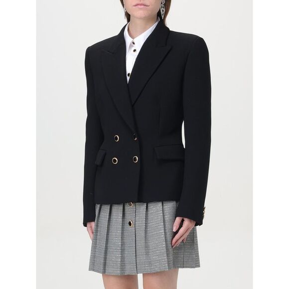 Alessandra Rich Blazer Woman Black - Picture 4 of 5